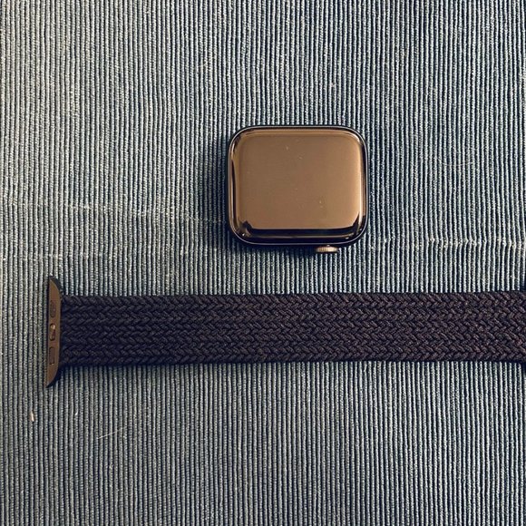 NEW Charcoal Braided Solo Loop For Apple Watch - Picture 4 of 7